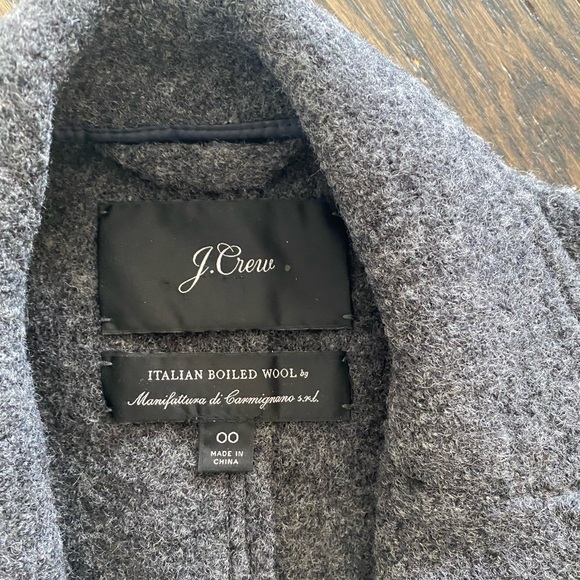 J. Crew Jackets & Coats J Crew Italian Boiled Wool Coat Women 0